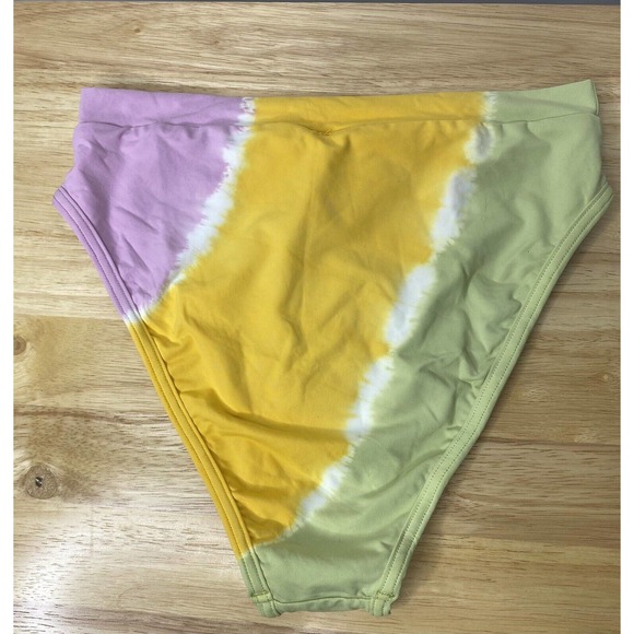 NWT L*Space Womens Frenchi Printed High Waisted Bikini Bottoms Size Medium‎ $110 - Picture 7 of 11